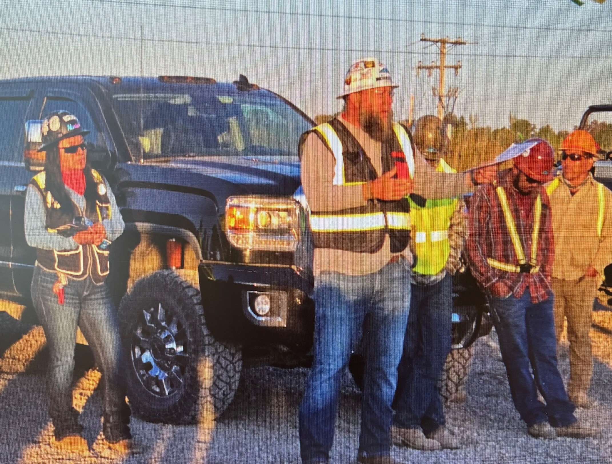 Safety team on jobsite